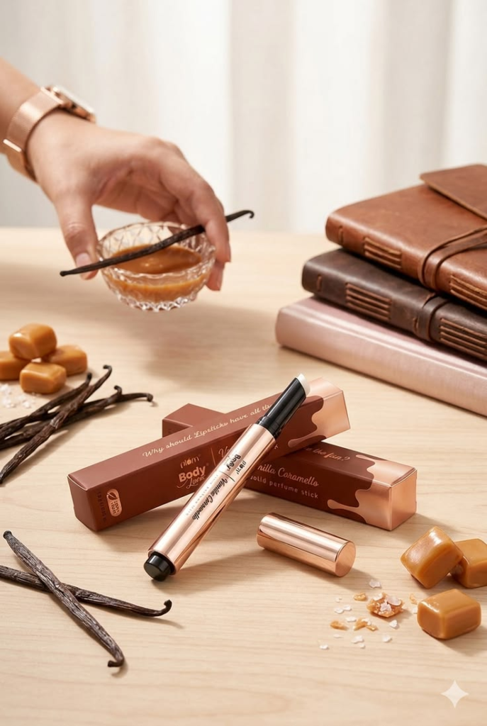 solid perfume, scent, perfume, stick, innovation, new 